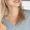 Collier Naria Plaqué Or Jaune
