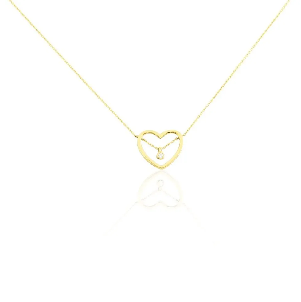 Collier Natalouane Or Jaune Diamant