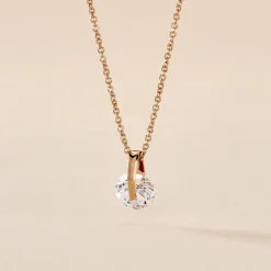 Collier Nelina Plaqué Or Jaune Oxyde De Zirconium