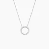 Collier Nevada Argent Blanc Oxyde De Zirconium