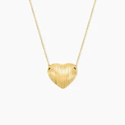 Collier Nolene Acier Jaune