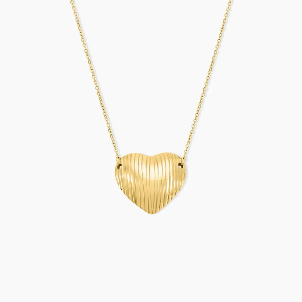 Collier Nolene Acier Jaune