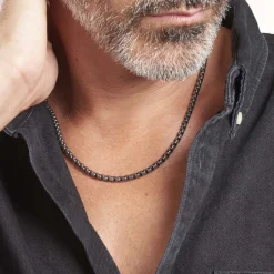 Collier Nolvenn Acier Gris