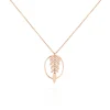 Collier Odelyne Argent Rose