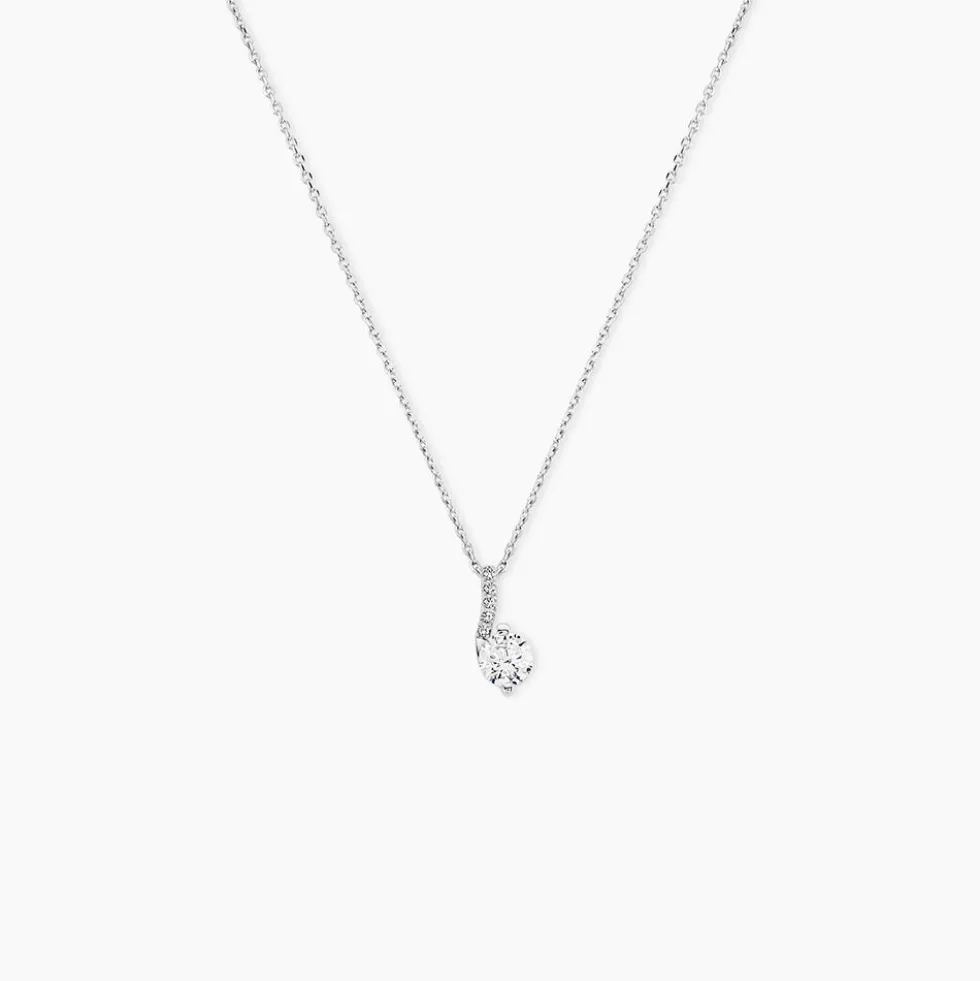 Collier Olly Or Blanc Oxyde De Zirconium