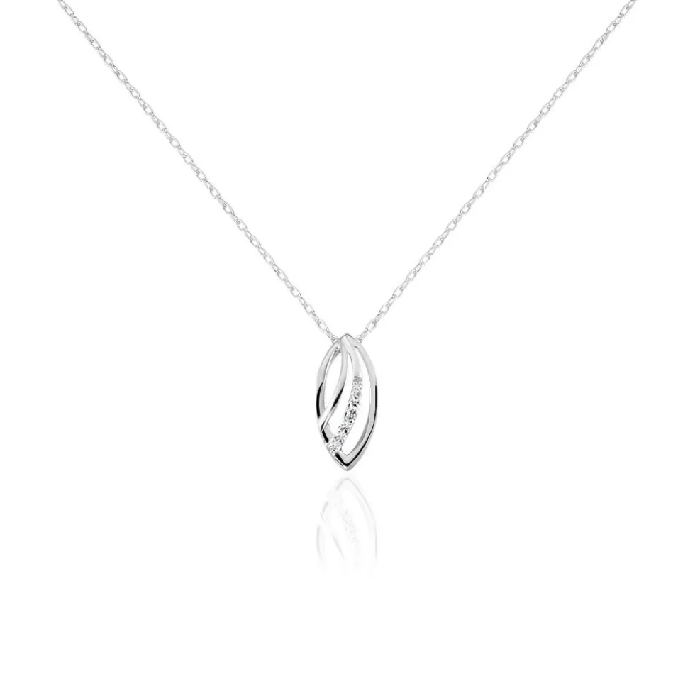 Collier Or Blanc Aatami Diamants