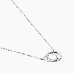 Collier Or Blanc Tresha Diamants