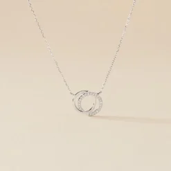Collier Or Blanc Tresha Diamants