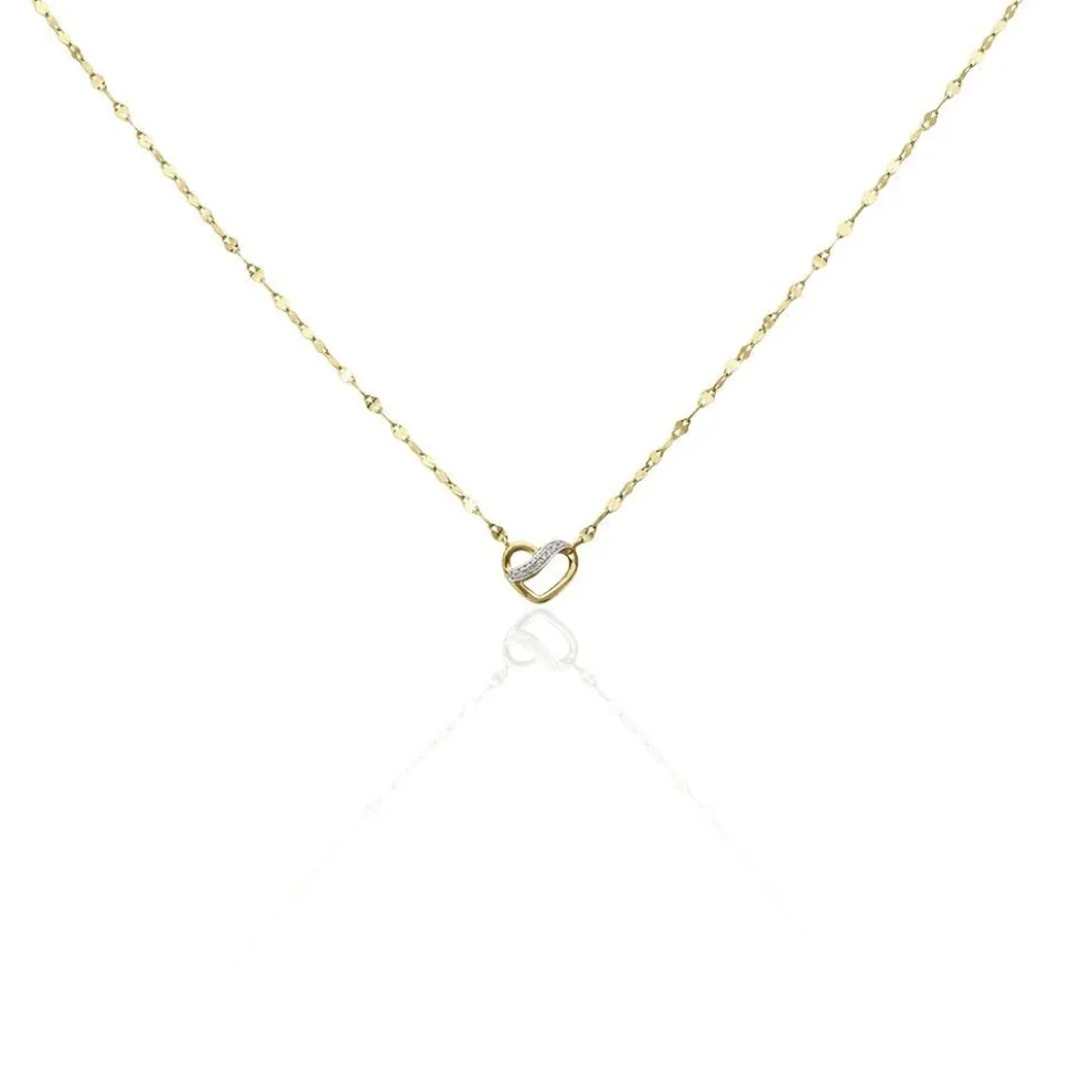 Collier Or Jaune Abiah Diamants