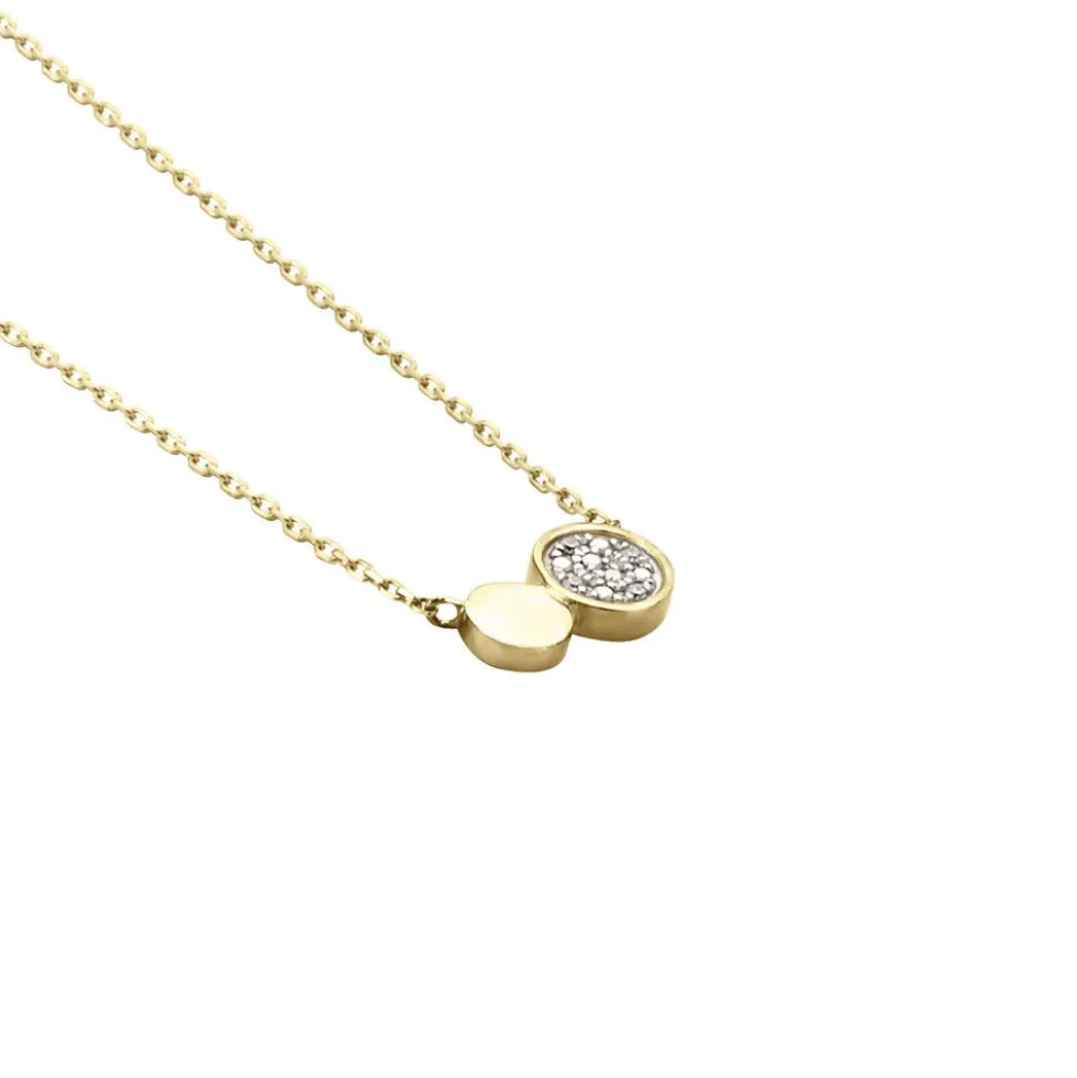 Collier Or Jaune Abijah Diamants