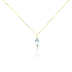 Collier Or Jaune Raquel Topaze