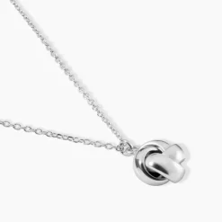 Collier Orane Argent Blanc