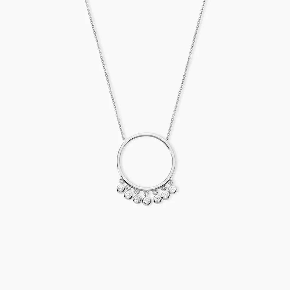 Collier Orida Argent Blanc Oxyde De Zirconium