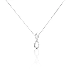 Collier Osanna Or Blanc Diamant