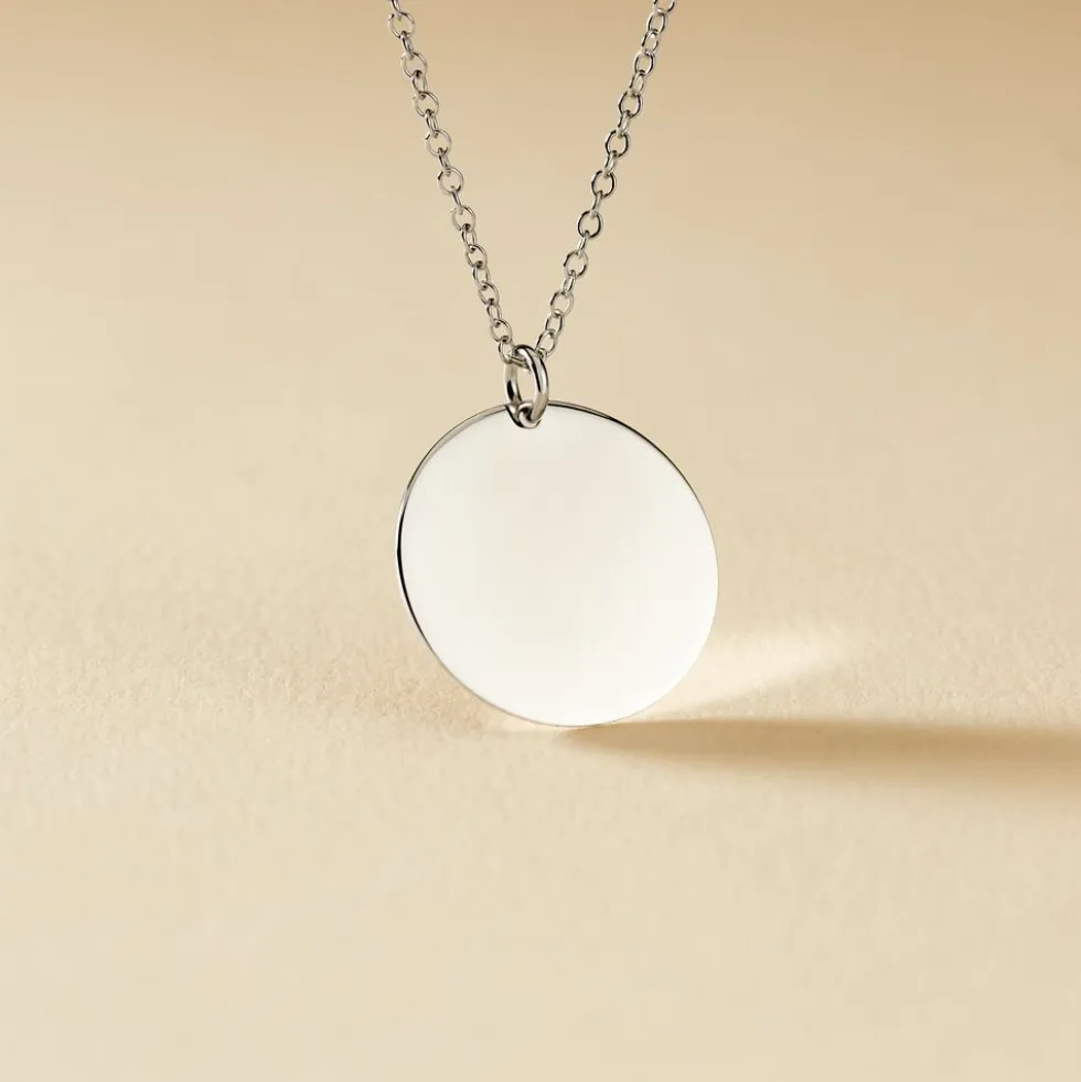 Collier Paula Argent Blanc