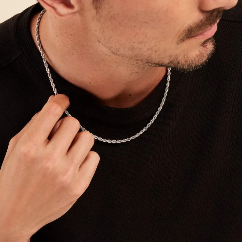 Collier Phebus Him Acier Blanc