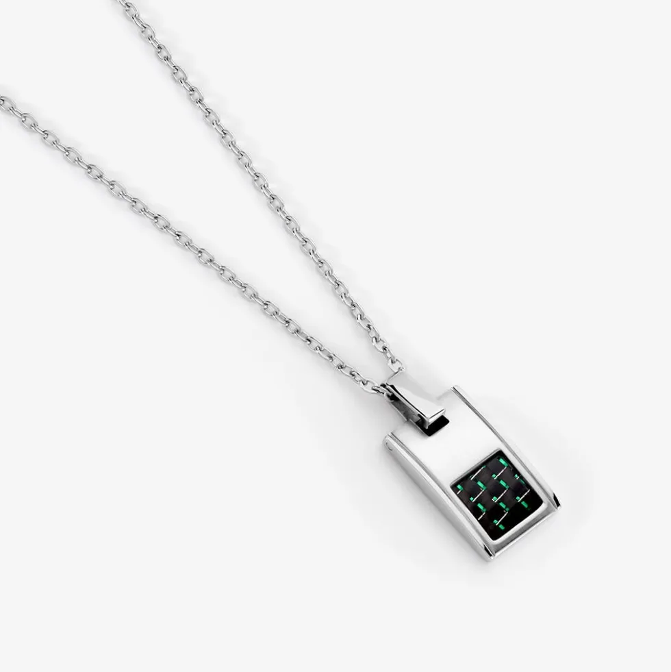 Collier Phebus Him Acier Argenté