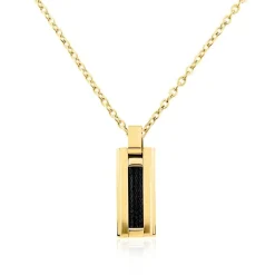 Collier Phebus Him Acier Jaune