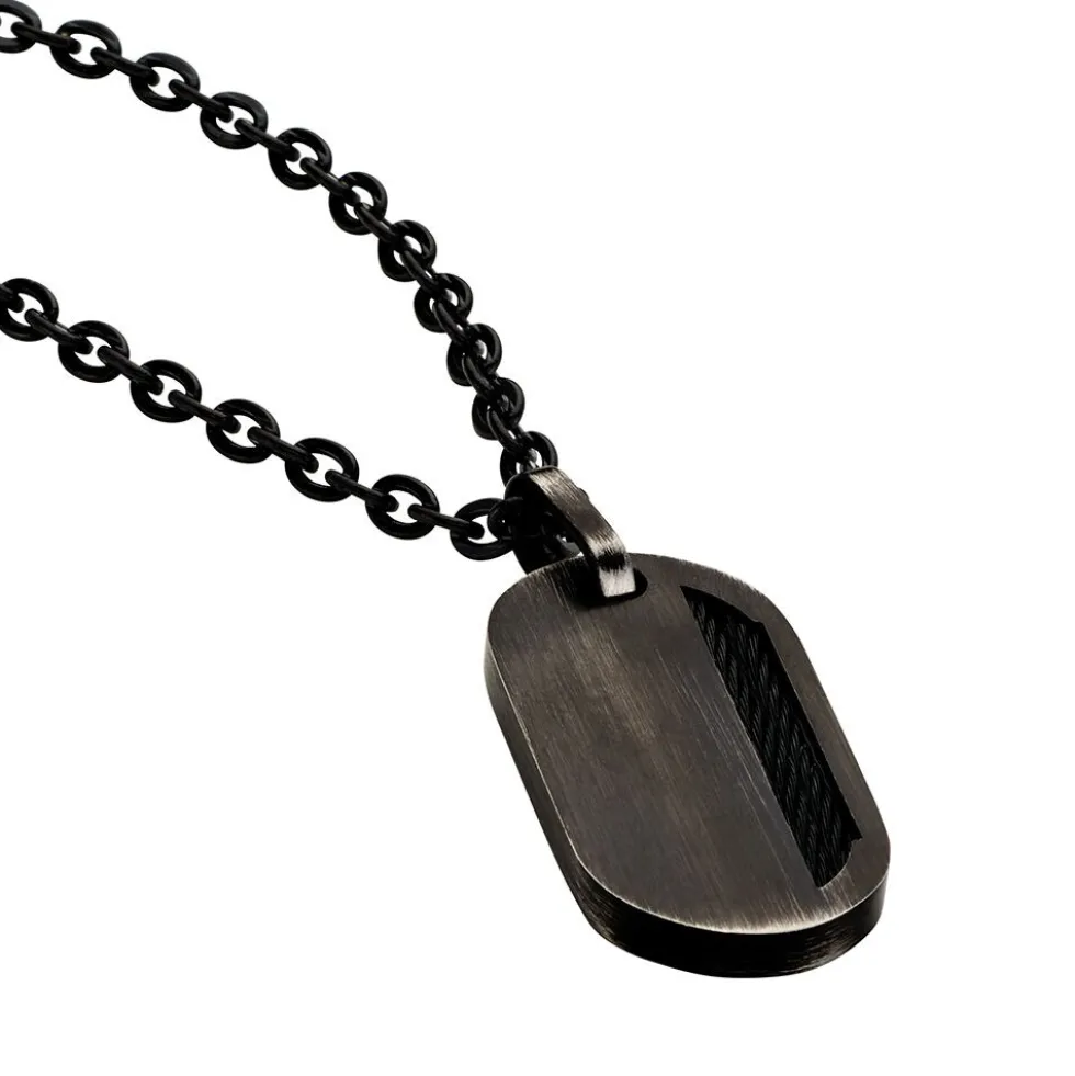 Collier Phebus Him Casual Acier Noir