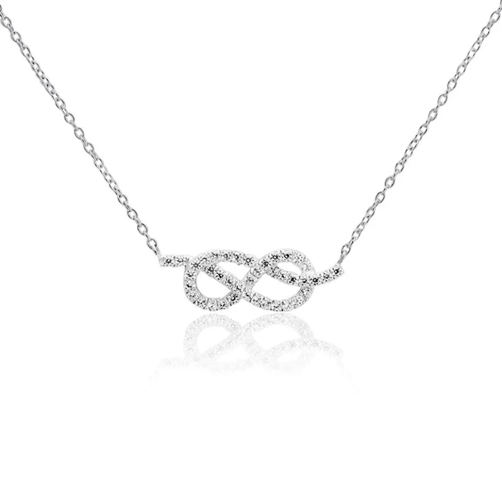 Collier Phenicia Argent Blanc Oxyde De Zirconium