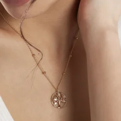 Collier Plaqué Or Heribald Oxydes De Zirconium