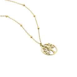 Collier Plaqué Or Heribald Oxydes De Zirconium