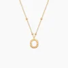 Collier Plaqué Or Jaune Lettra
