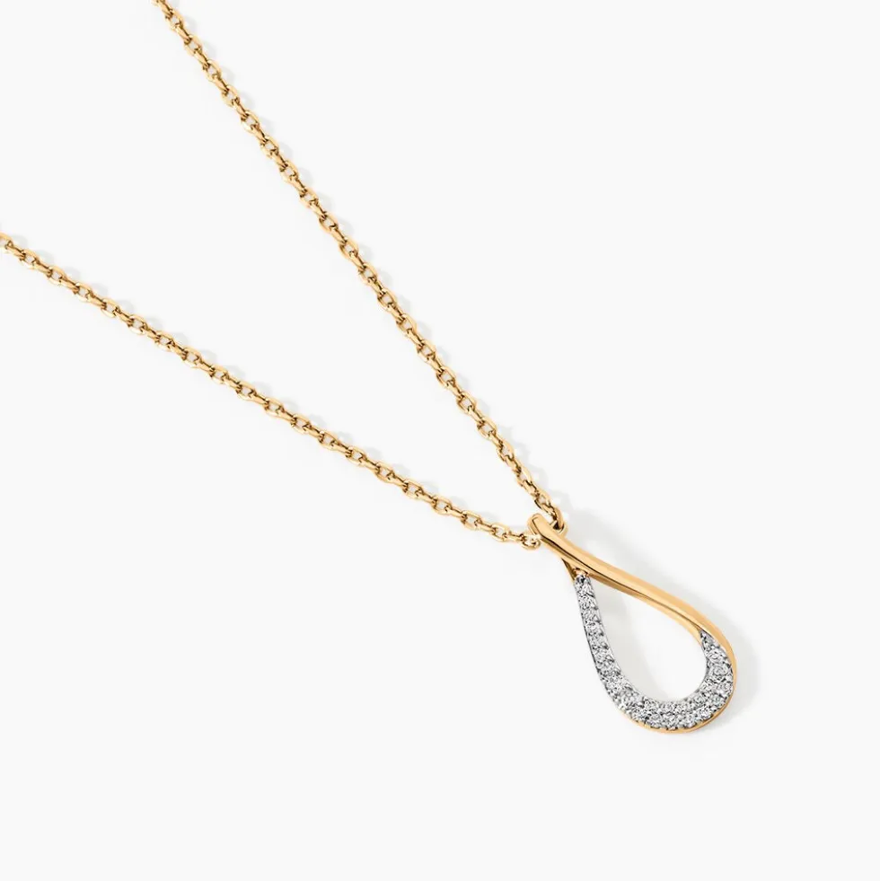 Collier Plaqué Or Joost Oxydes De Zirconium