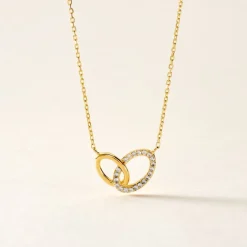 Collier Plaqué Or Kimberlie Oxydes De Zirconium