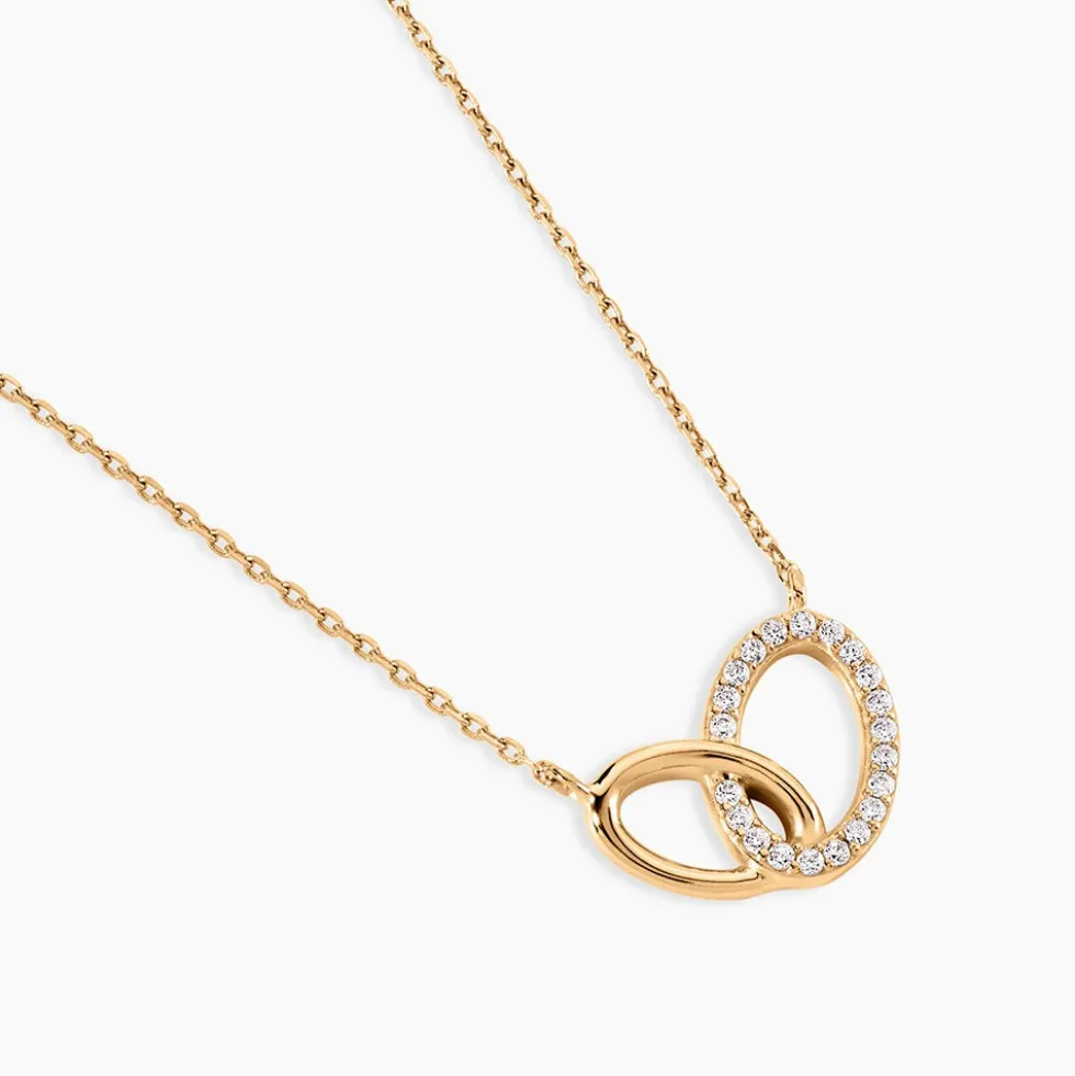 Collier Plaqué Or Kimberlie Oxydes De Zirconium