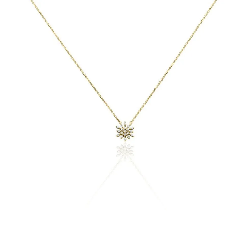 Collier Plaqué Or Lisha Oxyde De Zirconium