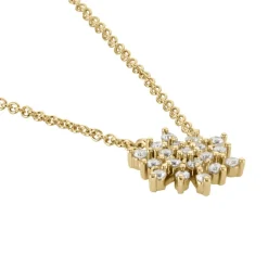 Collier Plaqué Or Lisha Oxyde De Zirconium