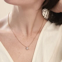 Collier Plaqué Or Lisha Oxyde De Zirconium