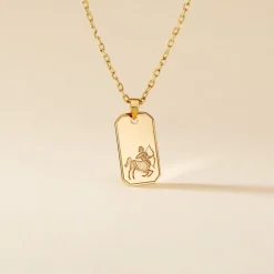Collier Plaqué Or Quintien