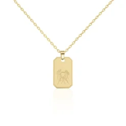Collier Plaqué Or Quintien