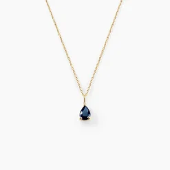 Collier Pluie D'Eclat Or Jaune Saphir