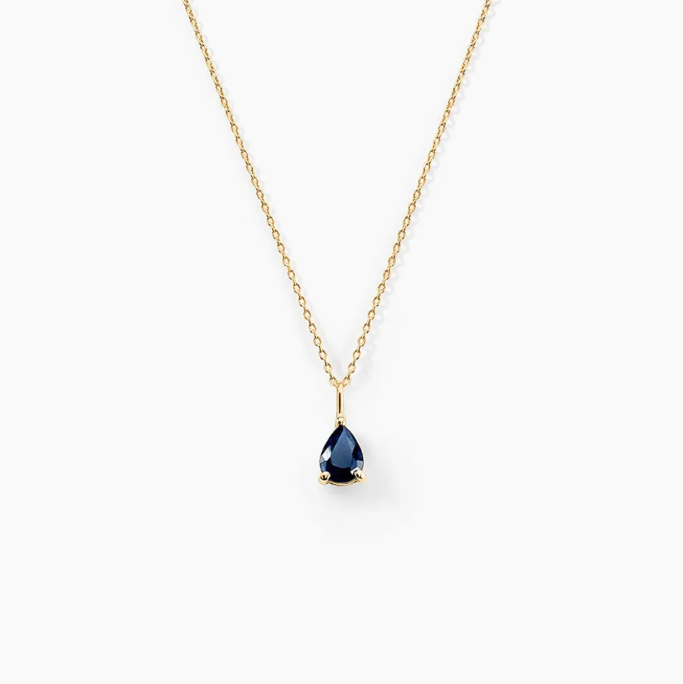 Collier Pluie D'Eclat Or Jaune Saphir