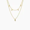 Collier Poem Argent Jaune Péridot