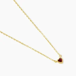 Collier Poem Argent Jaune Tourmaline