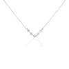 Collier Poenui Argent Blanc