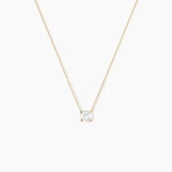 Collier Ponama Or Jaune Oxyde De Zirconium