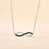 Collier Prudentia Argent Blanc Oxyde De Zirconium