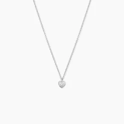 Collier Querida Argent Blanc Oxyde De Zirconium