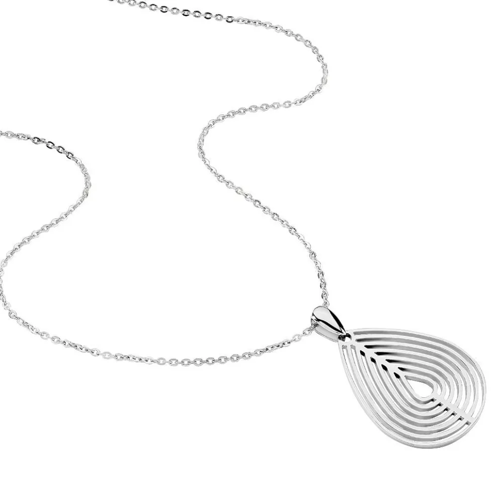 Collier Ramia Acier Blanc