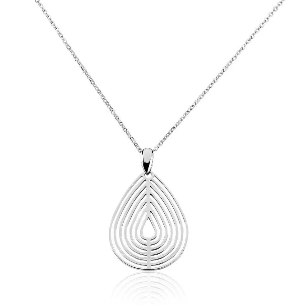 Collier Ramia Acier Blanc