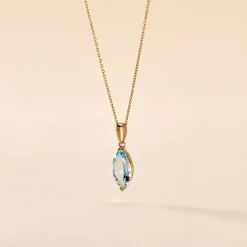 Collier Raquel Or Jaune Topaze