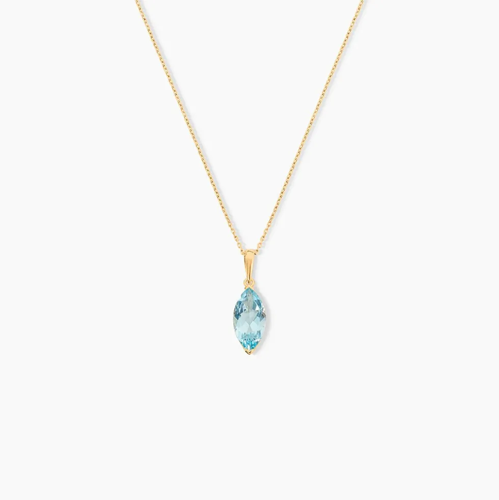 Collier Raquel Or Jaune Topaze