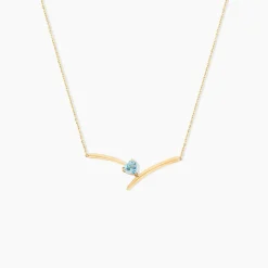 Collier Renaldine Or Jaune Topaze