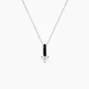Collier Robinson Argent Oxydes De Zirconium