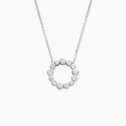Collier Ryo Argent Blanc Oxyde De Zirconium